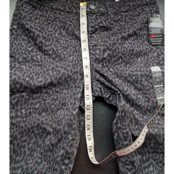 Gap 1969 High Rise Stretch Easy Legging Mid Rise Animal Print Skinny Leg Size 31 - Picture 6 of 14